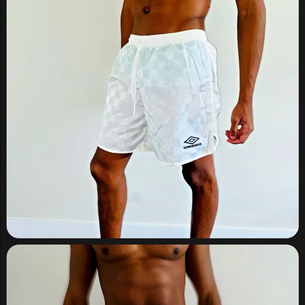 ISO checkered Umbro shorts